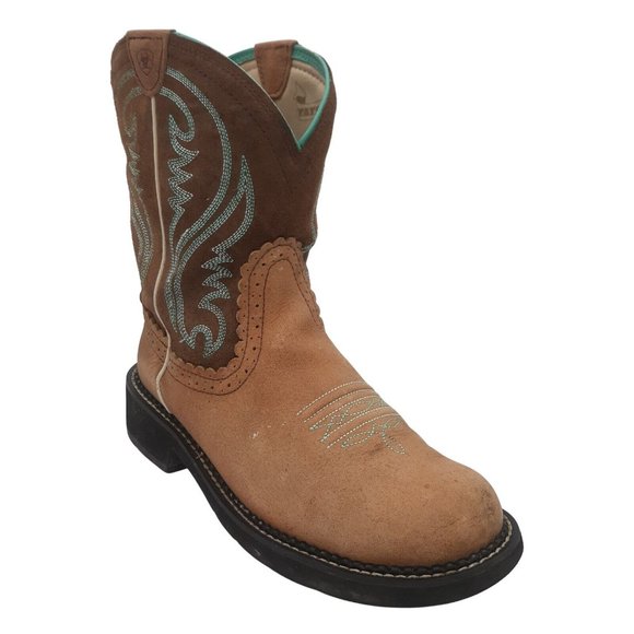 Ariat Shoes - Ariat 10014080 Fatbaby Heritage 8" Pull On Cowboy Boot Size 9.5B